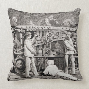 Die vorgerückte Galerie auf der französischen Kissen