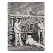 Die vorgerückte Galerie auf der französischen Notizblock (Vorderseite)