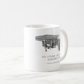 Die Vorlage "mein anderes Laster ist ein Emmert Kaffeetasse (VorderseiteRechts)