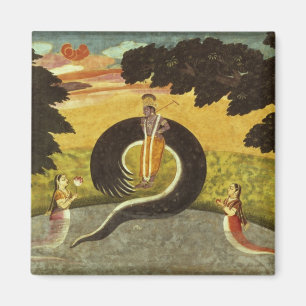 Die Vorlage von Kaliya, Basohli, Pahari Magnet