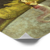 Die Vorlage von Kaliya, Basohli, Pahari Poster (Ecke)