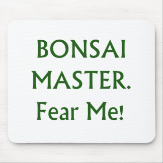 Die Vorlagen Bonsais befürchten mich grüner Text Mousepad
