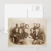Die vorläufige Regierung Postkarte (Vorne/Hinten)