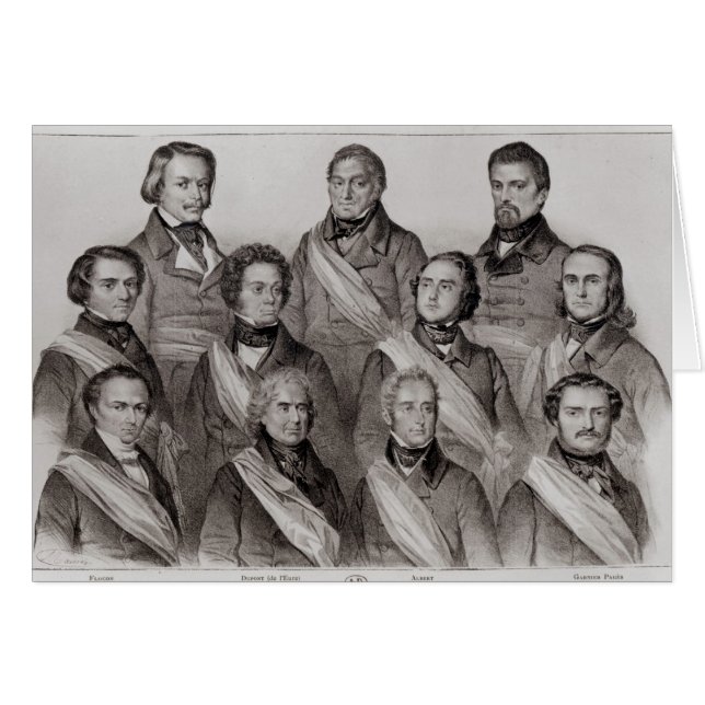 Die vorläufige Regierung von 1848 (Vorderseite (Horizontal))