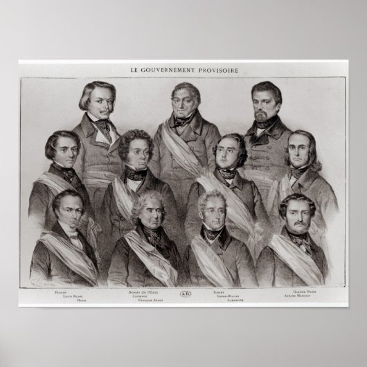 Die vorläufige Regierung von 1848 Poster (Vorne)