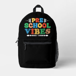 Die Vorschule besucht die Schüler zurück zur Schul Bedruckter Rucksack