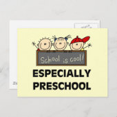 Die Vorschule ist Coole Tshirts und Geschenke Postkarte (Vorne/Hinten)