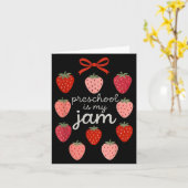 Die Vorschule ist mein Strawberry-Marineschule Karte (Gelbe Blume)