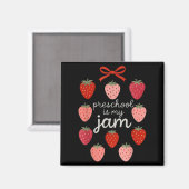 Die Vorschule ist mein Strawberry-Marineschule Magnet (Vorderseite/Rückseite)