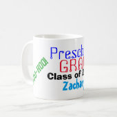 Die Vorschulklasse habe ich gemacht! NAME Kaffeetasse (Vorderseite Links)