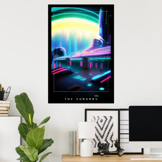 Die Vorstädte Poster (Heimbüro)