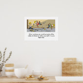 Die Vorteile der Sicherheit 2001 Poster (Küche)