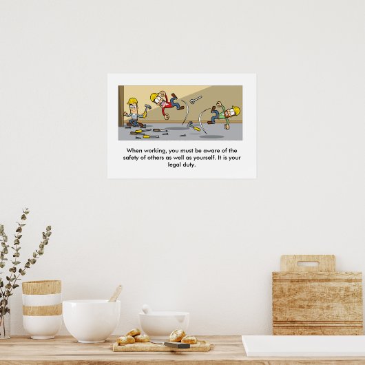 Die Vorteile der Sicherheit 2001 Poster (Küche)