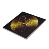 Die voyager-goldene Aufzeichnung Fliese (Seite)