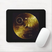 Die voyager-goldene Aufzeichnung Mousepad (Mit Mouse)