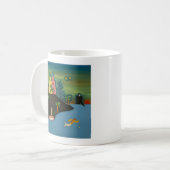 Die vulkanische Insel 2008 Kaffeetasse (Vorderseite Links)
