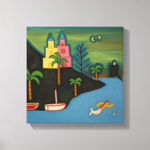 Die vulkanische Insel 2008 Leinwanddruck