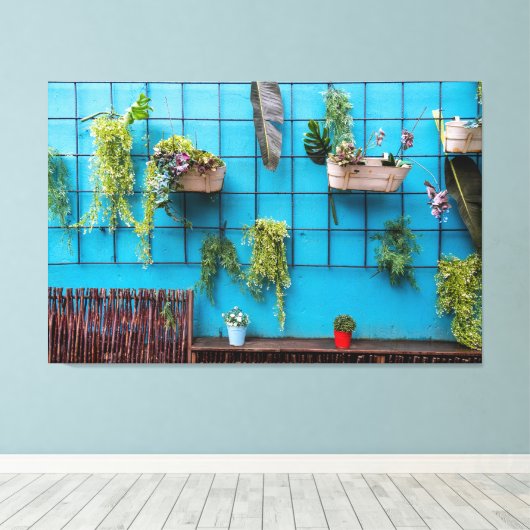 Die wachsende Mauer Leinwanddruck (Insitu (Holzboden))