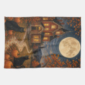 Die Wächter des Herbstmondes Geschirrtuch (Horizontal)