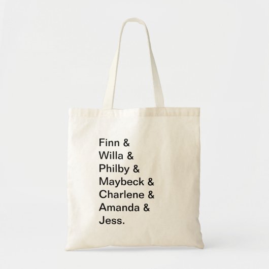 Die Wächter-NamensTasche Tragetasche (Vorne)