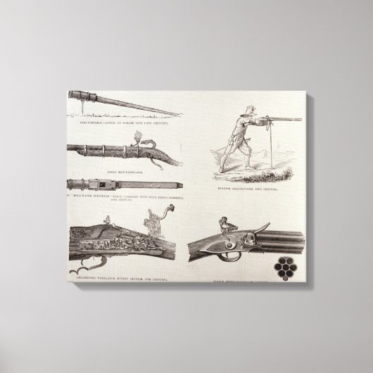 Die Waffen und ihre Entwicklung Leinwanddruck (Vorderseite)