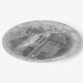 "Die Wagenhalle" Pappteller (Schrägansicht)