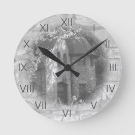 "Die Wagenhalle" Runde Wanduhr