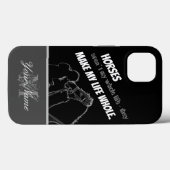 Die Wahl der Fahrer: Pferde machen mein Leben ganz Case-Mate iPhone Hülle (Rückseite (Horizontal))