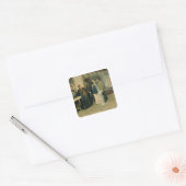 Die Wahl der Hochzeitsvorträge, 1897-1998 Quadratischer Aufkleber (Umschlag)