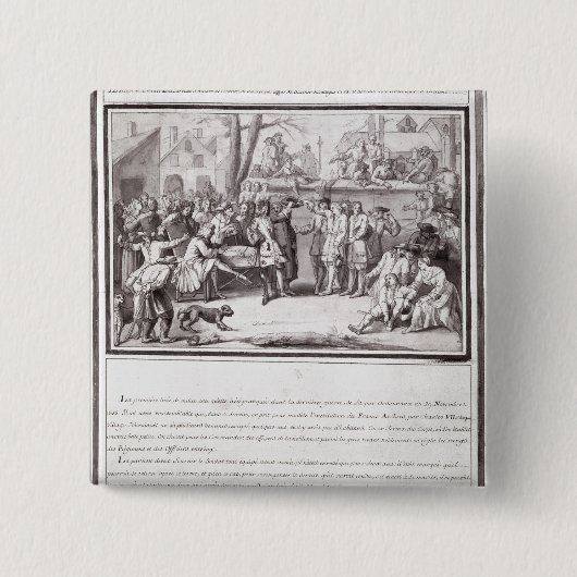 Die Wahl der Miliz Button (Vorderseite)