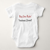 Die Wahl des Feldspielers! - Besonders angefertigt Baby Strampler (Rückseite)