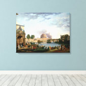 Die Wahl des Papstes mit Castel St. Leinwanddruck (Insitu (Holzboden))