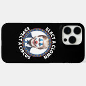 Die Wahl eines Clowns erwartet eine lustige Politi Case-Mate iPhone Hülle (Rückseite (Horizontal))