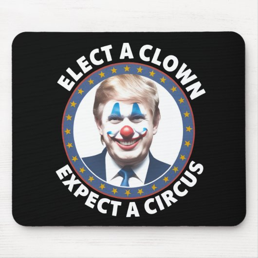 Die Wahl eines Clowns erwartet eine lustige Politi Mousepad (Vorne)