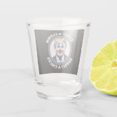 Die Wahl eines Clowns erwartet eine lustige Politi Schnapsglas (Rückseite)