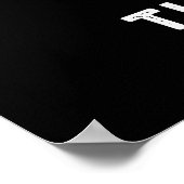 Die Wahl für die Welt lustige Veggie Pun Dark BG Poster (Ecke)