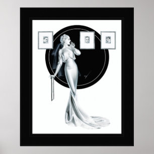 Die Wahl ihres Mannes durch George Petty Poster