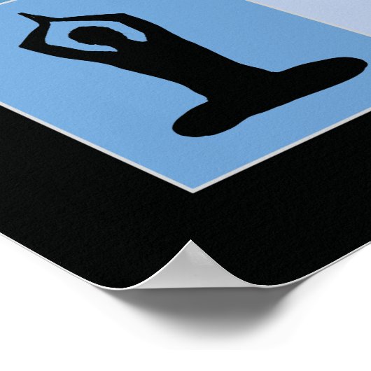 Die Wahl ist dein Gesundheits- oder Drogenplakat Poster (Ecke)