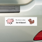 Die Wahl ist ...... klar Autoaufkleber (Auf Auto)