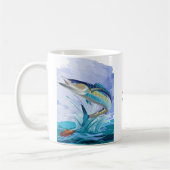 Die Wahoo Fishing Drinks Tee oder Kaffee-Tasse Kaffeetasse (Links)