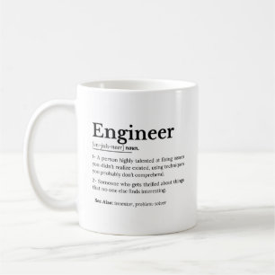 Die wahre Bedeutung eines Ingenieurs Kaffeetasse