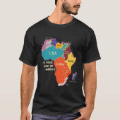 Die wahre Größe Afrikas T-Shirt (Vorderseite)