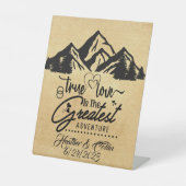 Die wahre Liebe ist das Beste Adventure Custom Sig Sockelschild (Vorderseite)