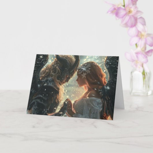 Die wahre Liebe Kunst, Dichtung und Musik Karte (Orchidee)