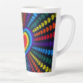 Die wahre Liebe Latte Tasse für den Valentinstag (Rechts)