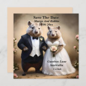 "Die wahre Liebe unter sich: Frauen binden den Kno Save The Date (Vorne/Hinten)