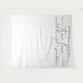 Die wahre Liebe wartete auf eine pandemische Hochz Wandteppich (Vorderseite (Horizontal))