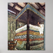 Die wahre Prinzessin Edmund Dulac Fairy Tale Kunst Poster (Vorne)