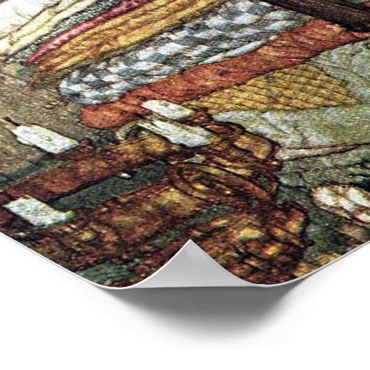 Die wahre Prinzessin Edmund Dulac Fairy Tale Kunst Poster (Ecke)