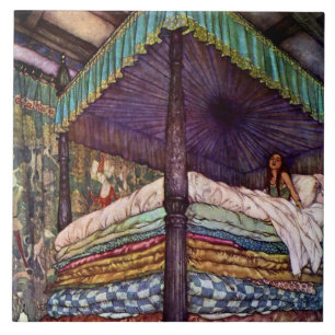„Die wahre Prinzessin“ von Edmund Dulac Fliese